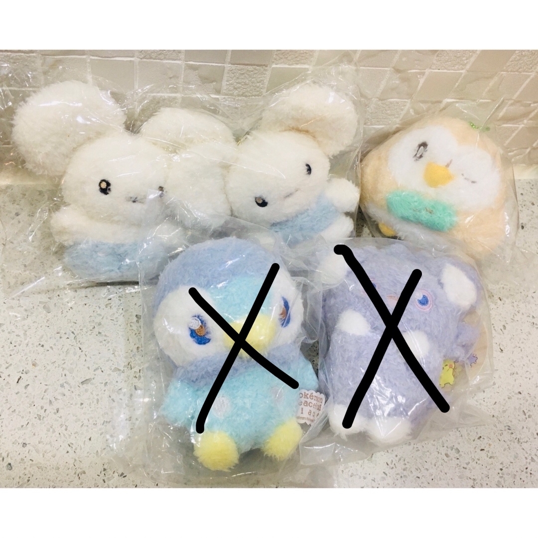 韓国限定ポケピース ワッカネズミ ニャスパー モクロー ポッチャマ