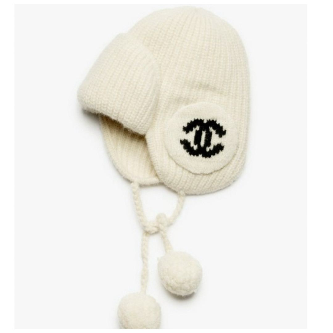 CHANEL - CHANEL ニット帽 新作 2025/26秋冬プレコレクション ホワイト