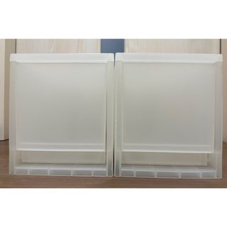 MUJI (無印良品) - 無印良品 硬質パルプボックス 2個セット 引き出し