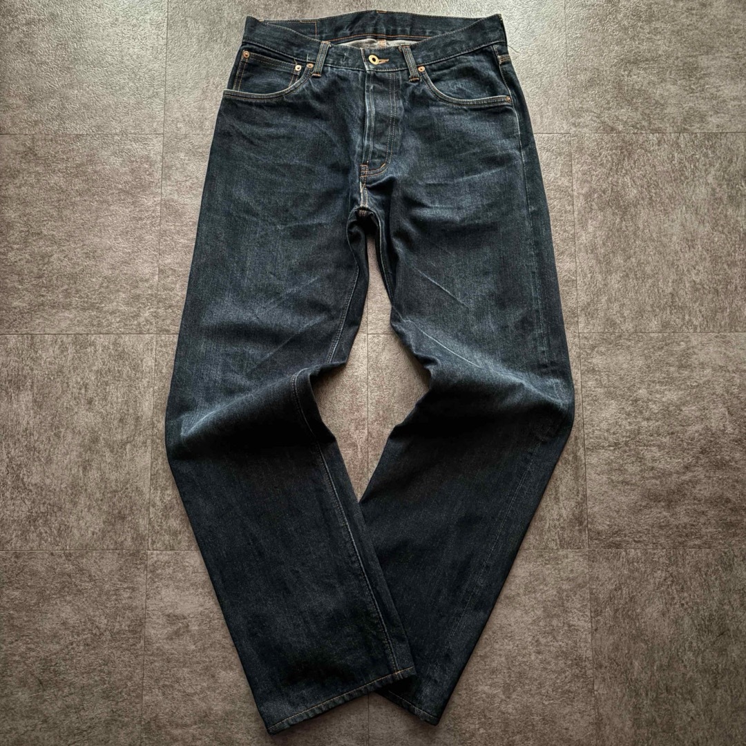 GLADHAND & Co. - 激レア グラッドハンド ストレートデニム 濃紺 ヒゲ