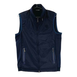 サイズ：M AND PER SE アンパスィ 2025年 フード付き ベスト ネイビー