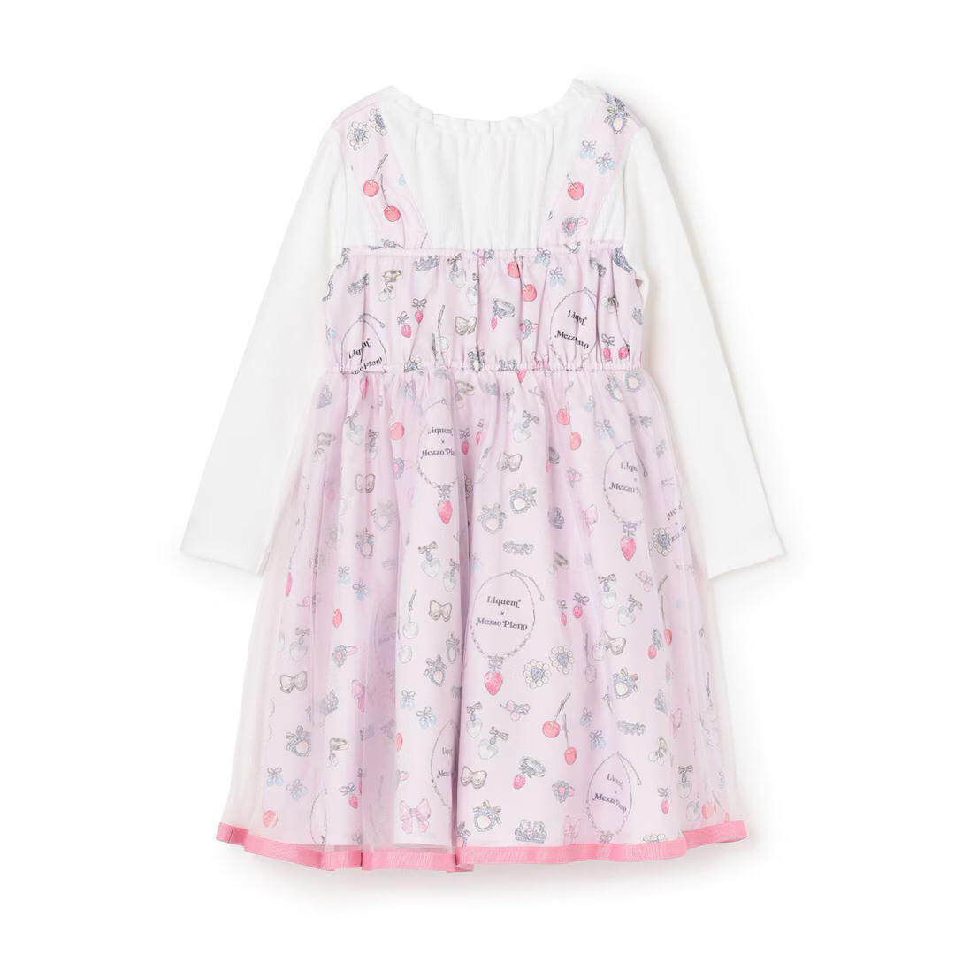 mezzo piano - メゾピアノ新品新作【リキュエム】柄 ドッキング