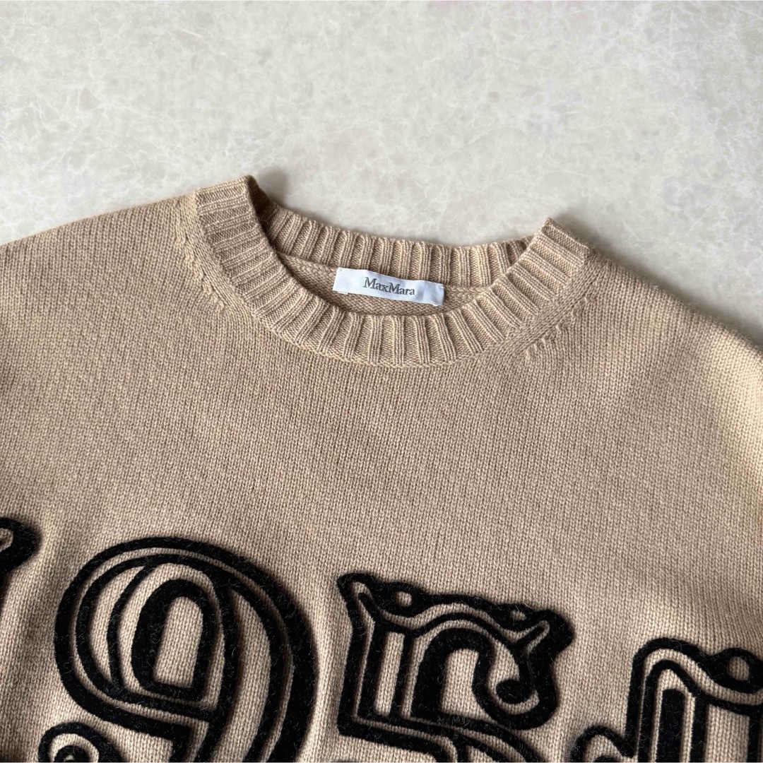 Max Mara - MAX MARA ウールカシミヤオーバーサイズ ニット1951