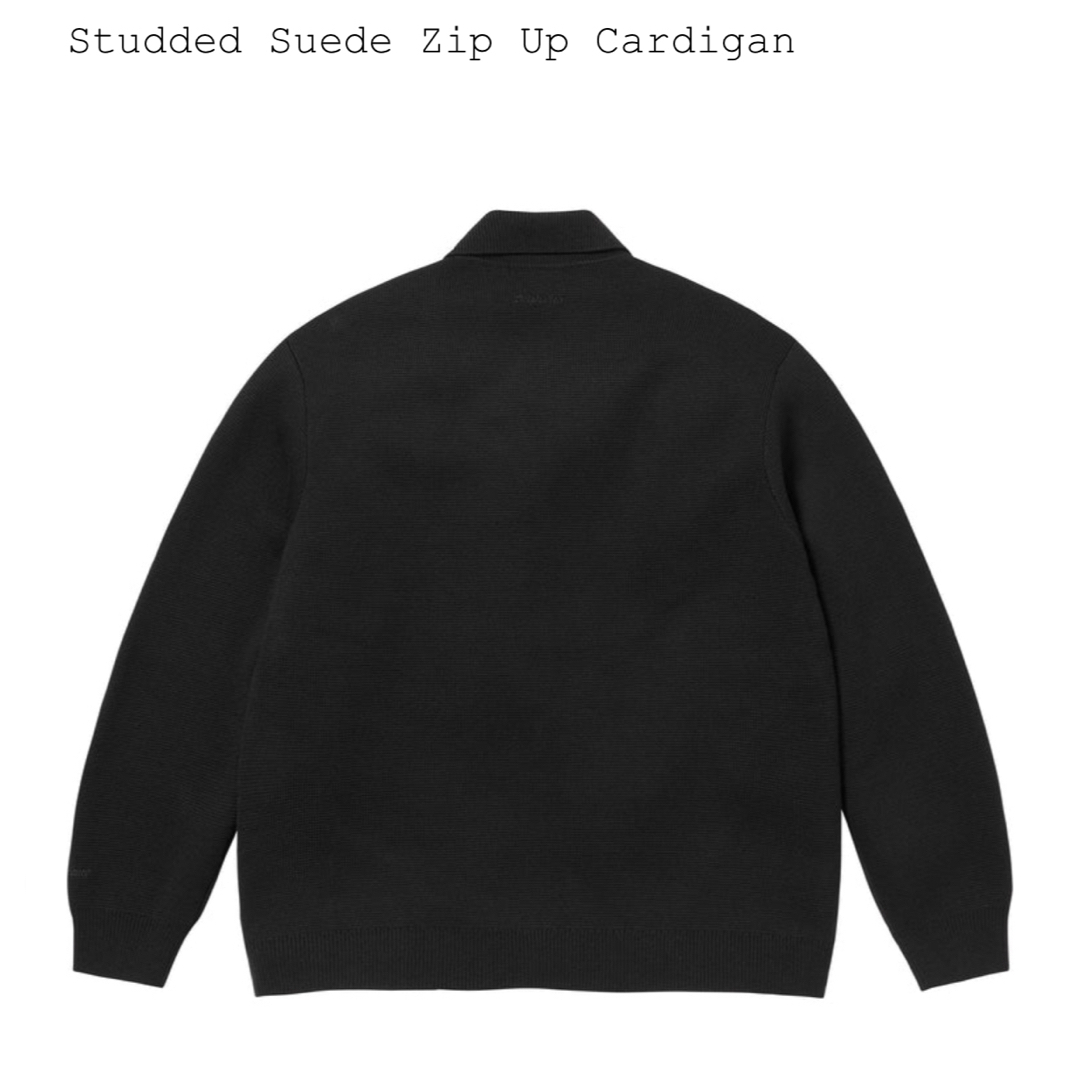 Supreme - Supreme Studded Suede Zip Up Cardiganの通販 by アド's