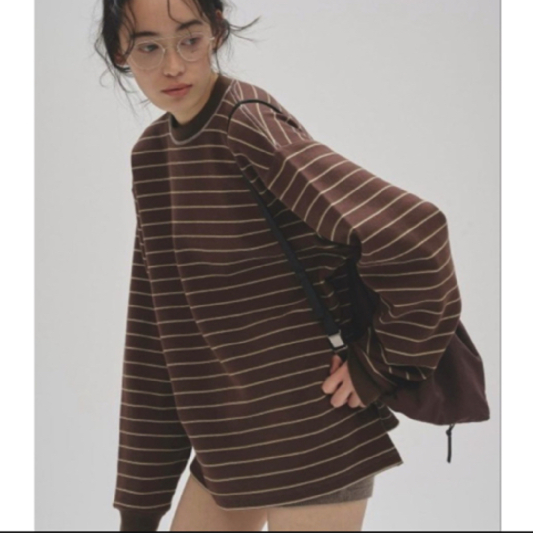 TODAYFUL - todayful Border Long T-shirts チョコの通販 by shop
