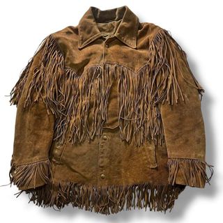 VINTAGE - ビンテージ 古着 短丈 レザー ボンバー フライトジャケット