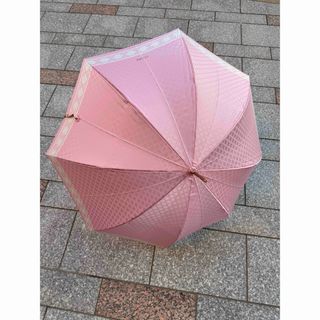 未使用品 CELINE セリーヌ 折り畳み傘 ベビーピンクカラー マカダム柄