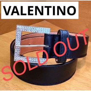VALENTINO - 新品75 VALENTINO ヴァレンティノ Vロゴ ベルト 70MM VLTN