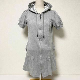 BURBERRY BLUE LABEL - バーバリー ブルーレーベル ファー パーカーの