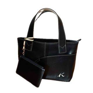 Kitamura - キタムラ ハンドバッグ レザー トートバッグ Kロゴ