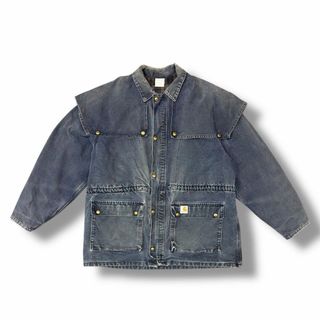 carhartt - 古着 カーハート Carhartt バック刺繍 デトロイト