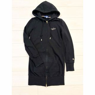 BURBERRY BLUE LABEL - バーバリー ブルーレーベル ファー パーカーの