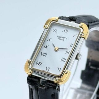 HERMES - 純正 エルメス 時計コマ クリッパー コンビ 裏凹みタイプの