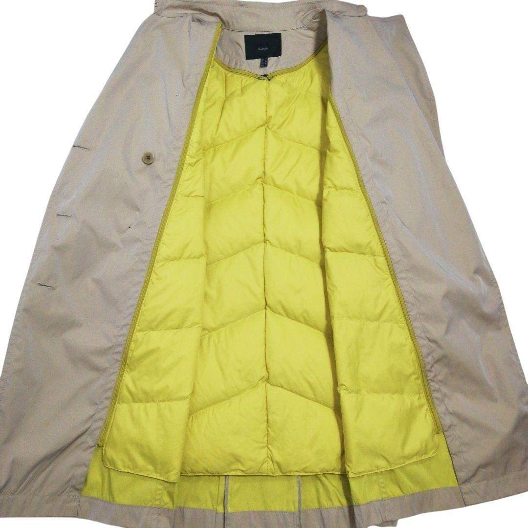 ICB - ICB ダウンライナー付きトレンチコート ベージュ イエロー 9