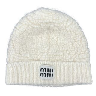 MIU MIU - ミュウミュウ ニット帽 - ダークネイビーの通販 by ブラン