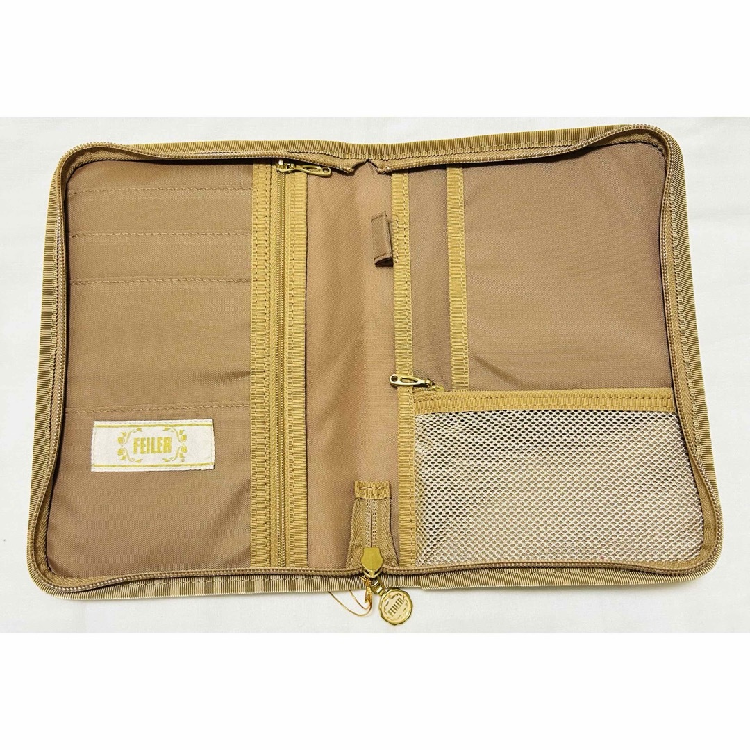 FEILER - フェイラー FEILER ハイジ マルチケース ポーチ ベージュの
