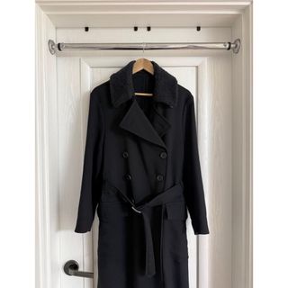 DIOR HOMME - Dior homme 04AW カシミヤ100% チェスターコート 44 黒の