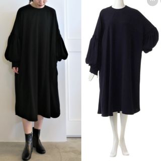 ENFOLD - エンフォルド ワンピース シャツ ニット ドッキング ロング