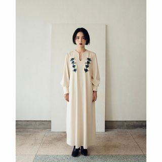 mame - 新品mame Floral Jacquard Knitted Dressの通販 by