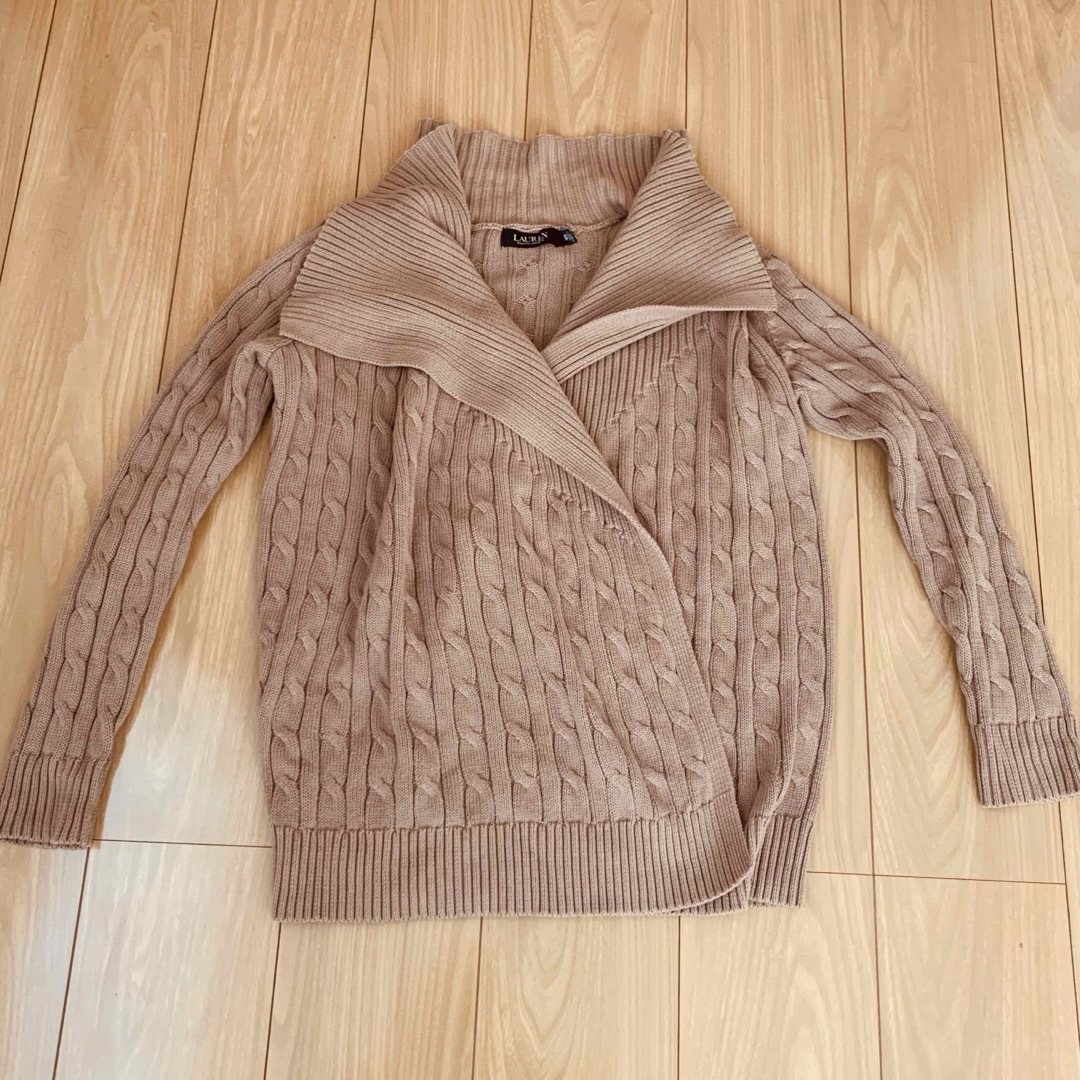 Ralph Lauren - ラルフローレン ケーブルニット カーディガン XS の