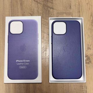 Apple - Apple 純正 iPhone 12 mini レザーケース バルティックブルー