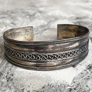 市松 シルバーバングルの通販 by つぶの店｜ラクマ