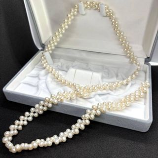 HARIO Lampwork Factory - あこや真珠ネックレスHANA S フロスト