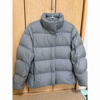 UNIQLO - 美品♡UNIQLO パウダーソフトダウンジャケット BLUE ブルー L