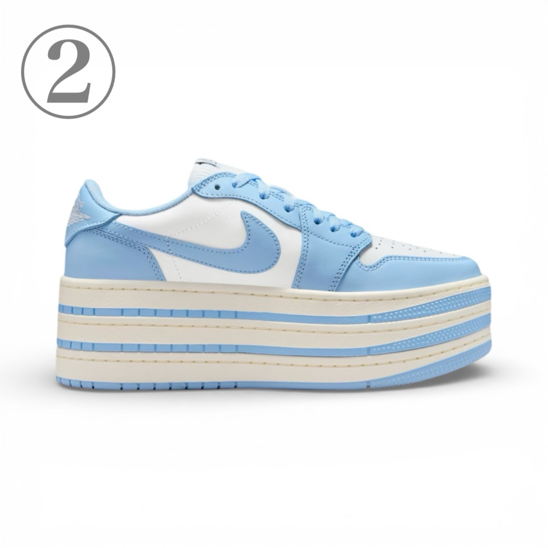 NIKE - Nike プラットフォームスニーカー 青/白 ウィメンズの通販 by