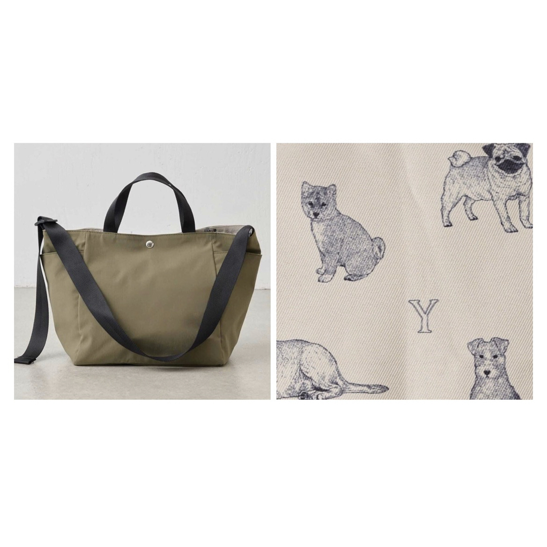 BEARDSLEY - ◇極美品◇ビアズリー×SAMPO◇DOGプリントバッグ◇トート