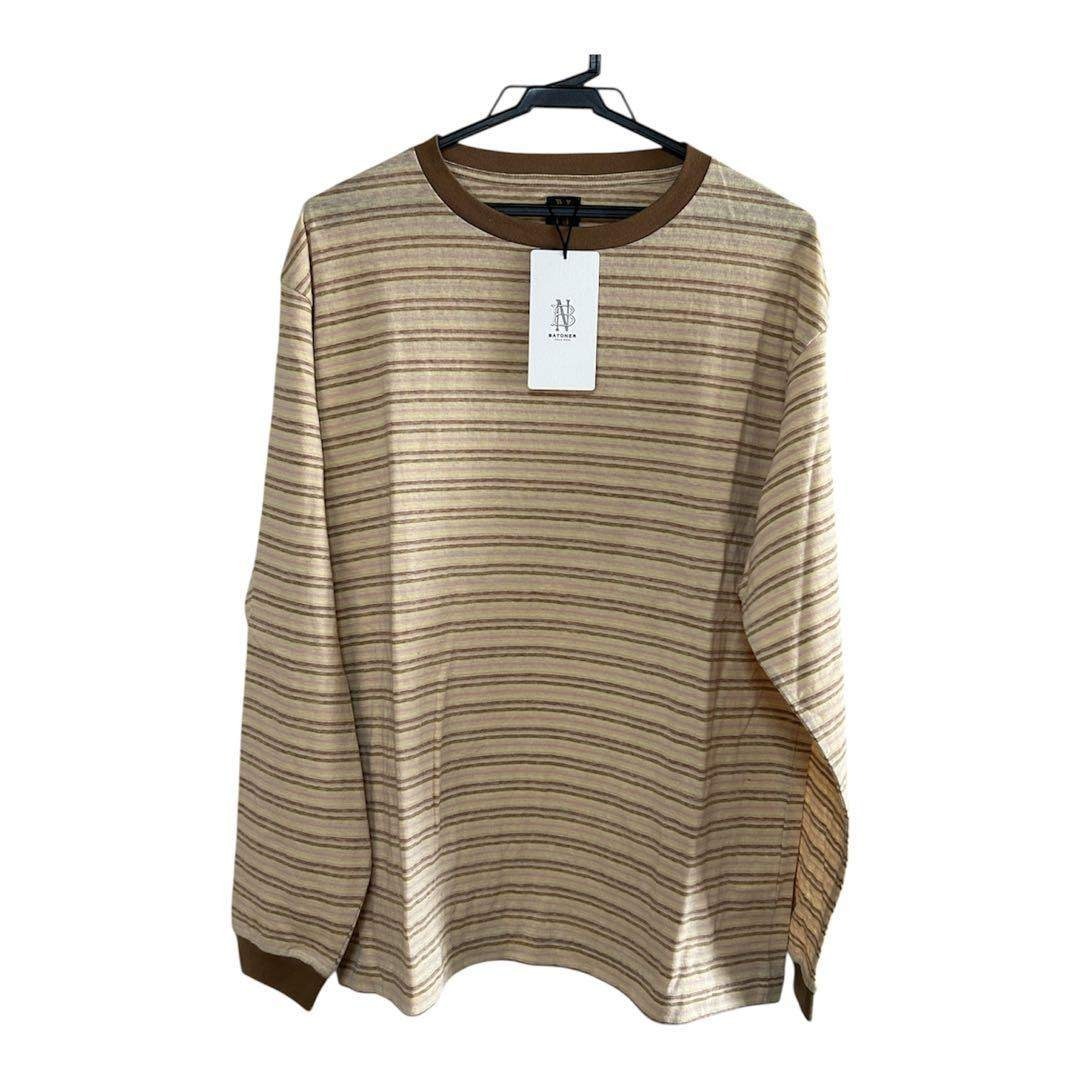 BATONER - 新品未使用 BATONER HAND DRAWING BORDER LONG Tの通販 by