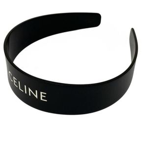 CELINE - CELINE セリーヌ カチューシャ ヘアバンド 黒 ベロア