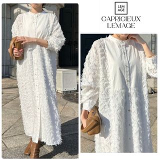 CAPRICIEUX LE'MAGE - CAPRICIEUX LE'MAGEチュールフリルベロア