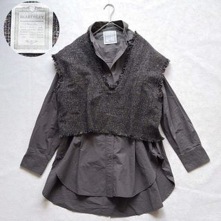 BEARDSLEY - ビアズリー beardsley ペプラムギャザージレ ベージュ