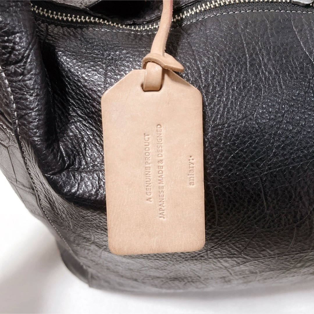 aniary - アニアリ バルケッタ クロコ型押し大容量ショルダー三日月