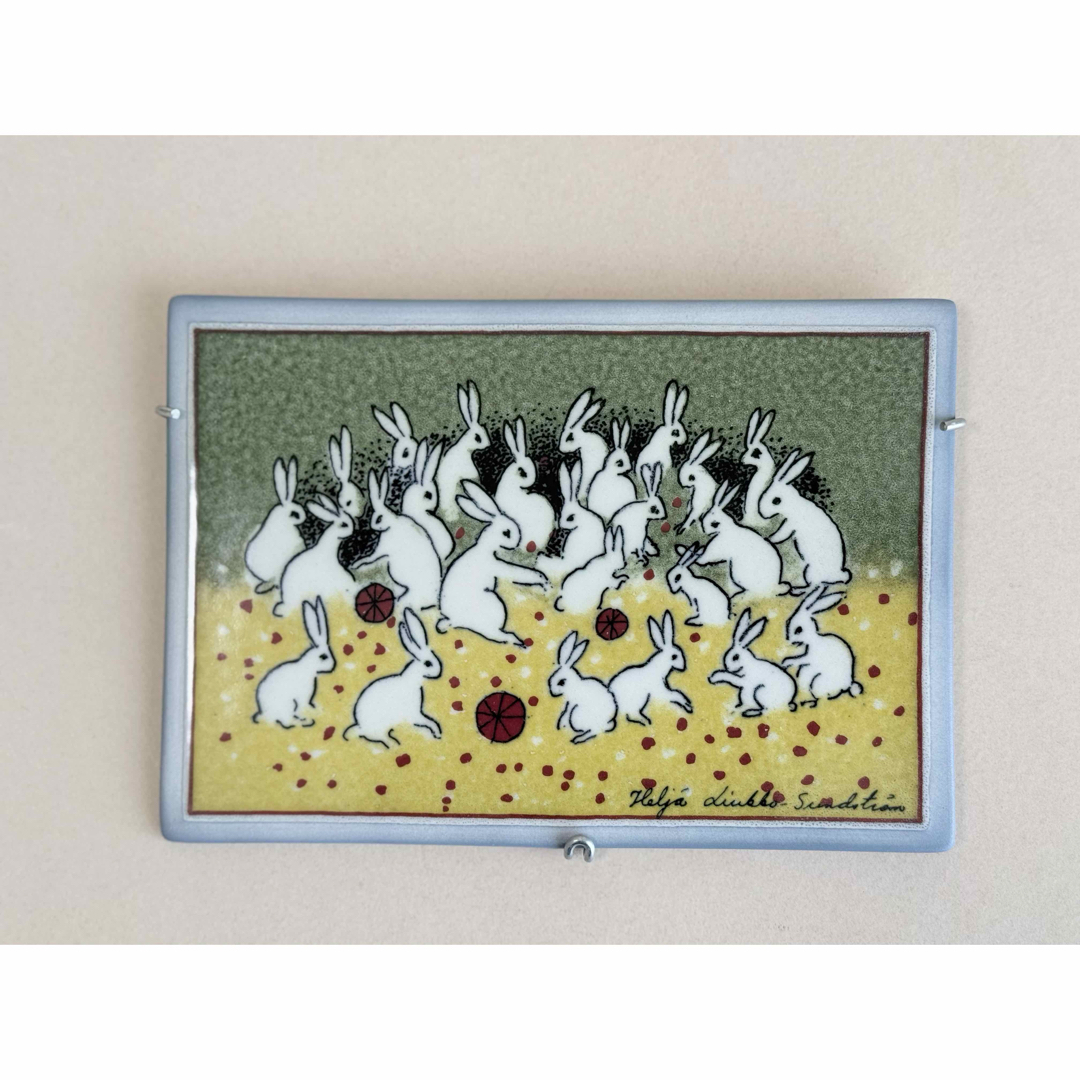 ARABIA - Teamed Up 集合写真 2002年 箱付き アラビア ヘルヤ 陶板画の