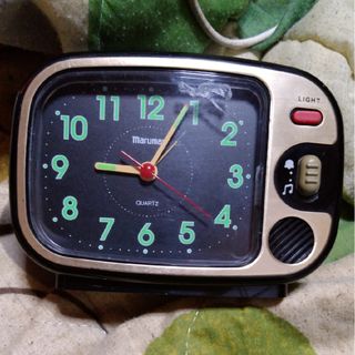 Maruman - 目覚まし時計アラーム音おおきめ レトロ マルマン