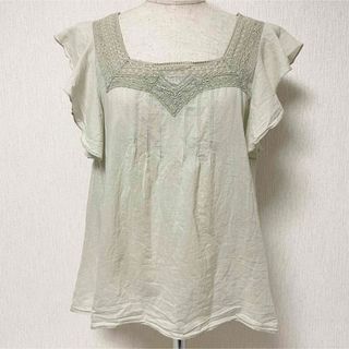 PINK HOUSE - ピンクハウス☆花柄キャミソール ピコレース 段々重ね