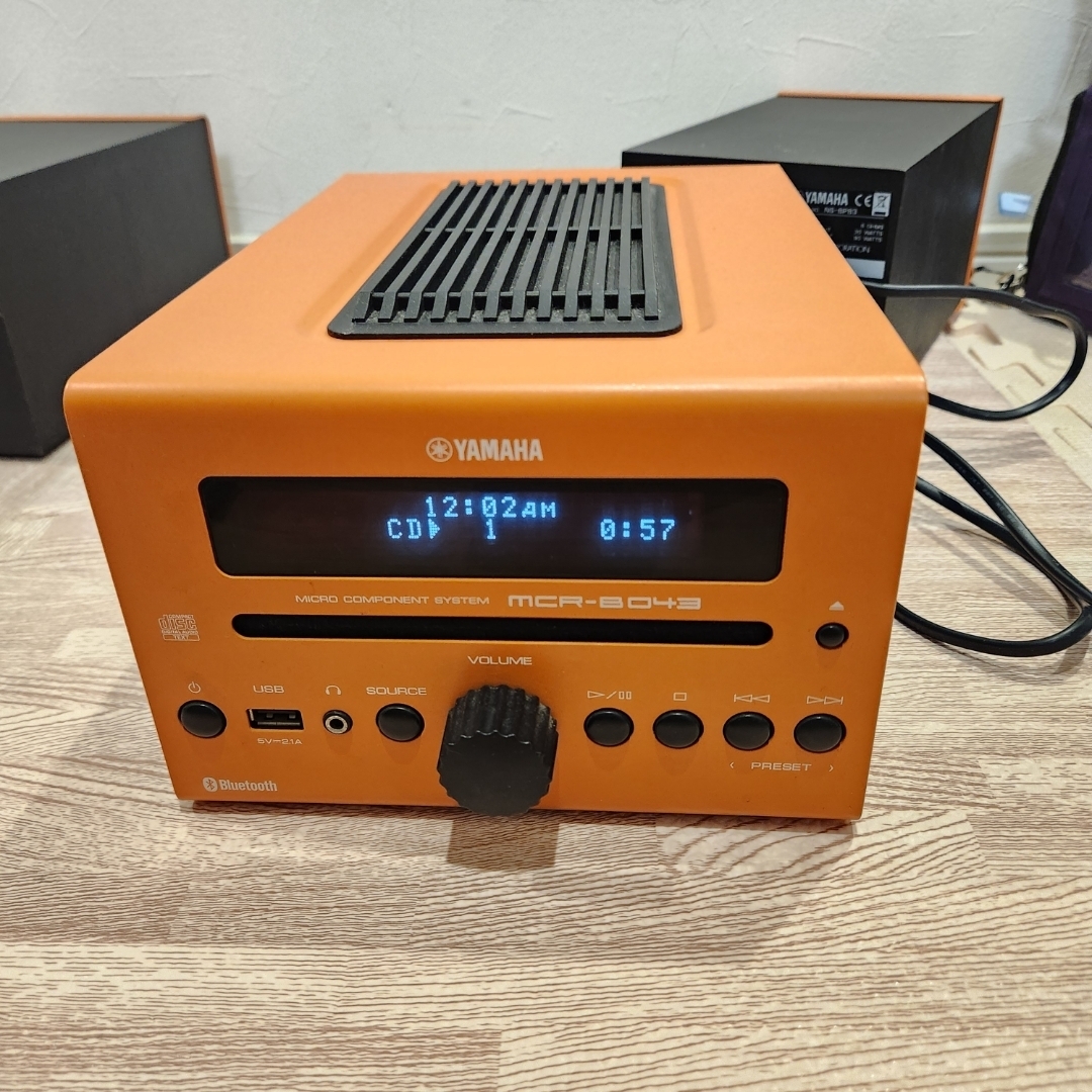 ヤマハ - YAMAHA ヤマハ マイクロコンポ MCR-B043 オレンジの通販 by K