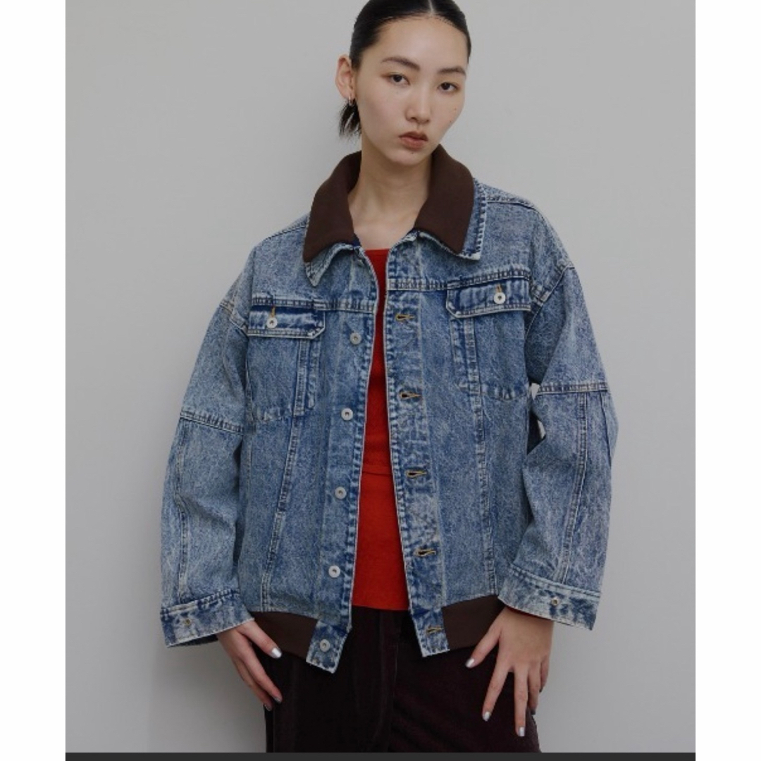 Ameri VINTAGE - 着用1回✨ AmeriVintage ✨RIB MIXDENIM BLOUSONの