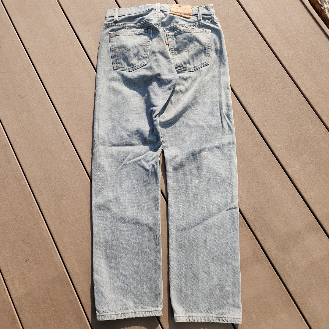 Levi's - Levi's 501 先染ブラック グレーフェード W28 USA製 80sの