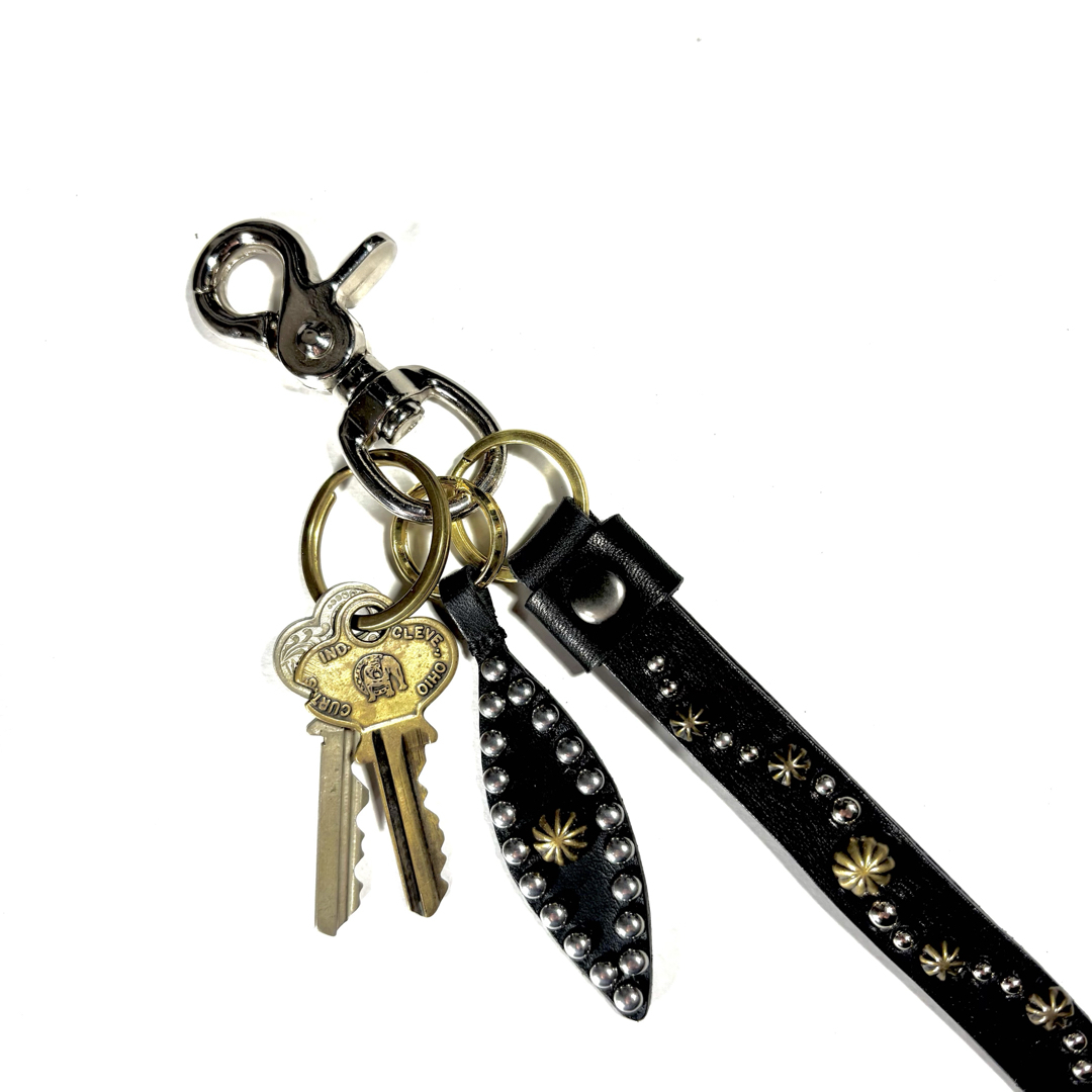 CALEE - スタッズキーホルダー［sh150-1762］国産レザーCALEEキャリー