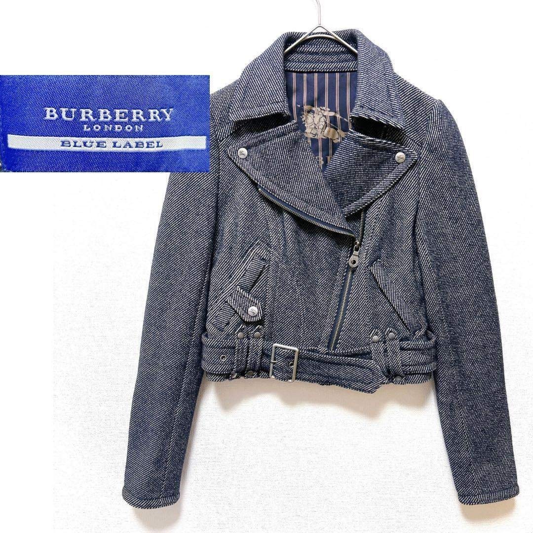 BURBERRY BLUE LABEL - BURBERRY BLUE LABEL ダブルライダース
