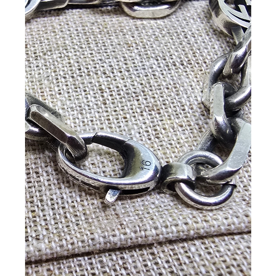 GUCCI - 【人気品】GUCCI インターロッキング チェーン ブレスレット