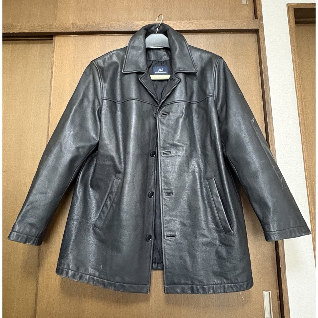 Brooks Brothers - Brooks Brothers レザーカーコート シボ革 野村訓一