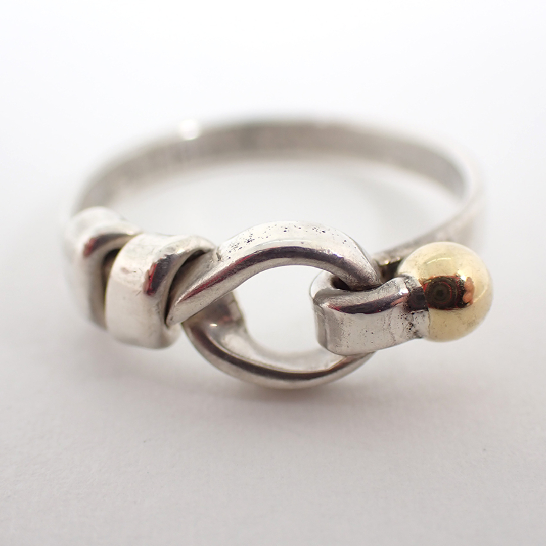 Tiffany & Co. - ティファニー 925/750 フック＆アイ リング /12号