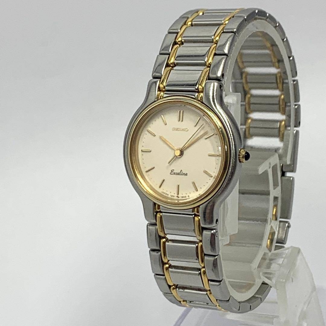 SEIKO - 電池交換済590 SEIKO Exceline セイコー腕時計 ゴールド