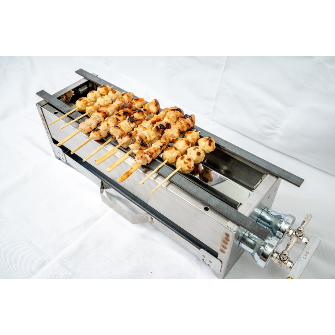 ワイドタイプ 焼鳥器 みたらし団子 五平餅 やきとり台 串焼鳥丼 BBQ