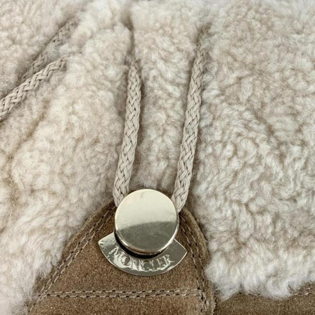 MONCLER - MONCLER(モンクレール) ショートブーツ 37 レディース - 白