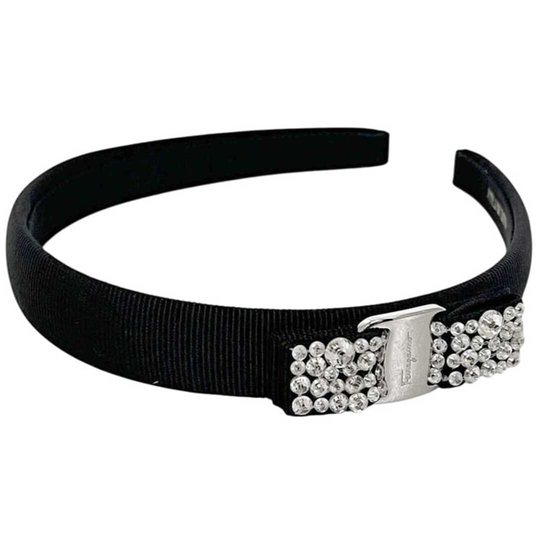 FERRAGAMO - サルヴァトーレ フェラガモ カチューシャ ブラック ヴァラ